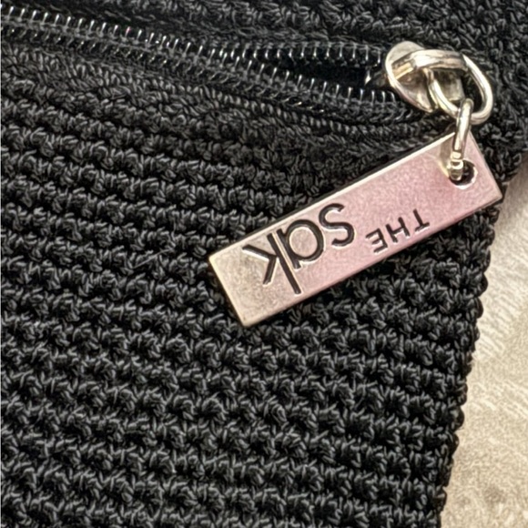 black woven versatile crossbody bag from Sak Small to Medium - Picture 3 of 9